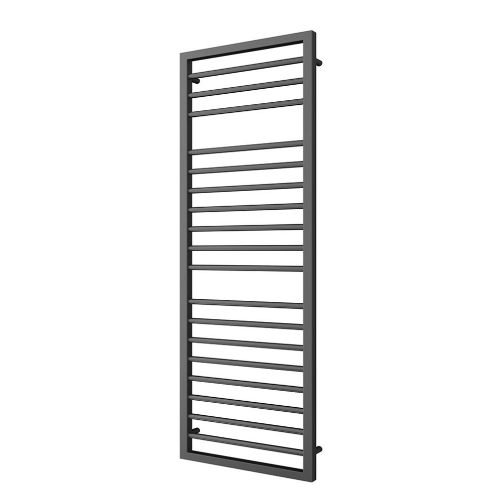 Product Cut out image of the Abacus Elegance Metro Anthracite 1655mm x 500mm Towel Warmer